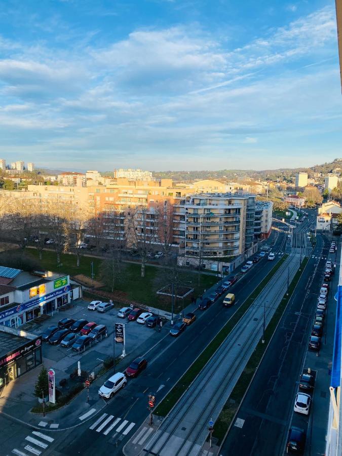 Bergson Top: Spacious Renovated Apartment with Balcony and Panoramic Views Saint-Etienne  Exterior photo